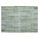 Addison Chantille ACN2102 Stripes Machine Made Transitional Aloe Rug