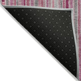 Addison Chantille ACN2102 Stripes Machine Made Transitional Blush Rug