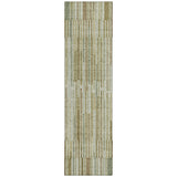 Addison Chantille ACN2102 Stripes Machine Made Transitional Khaki Rug