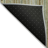 Addison Chantille ACN2102 Stripes Machine Made Transitional Khaki Rug