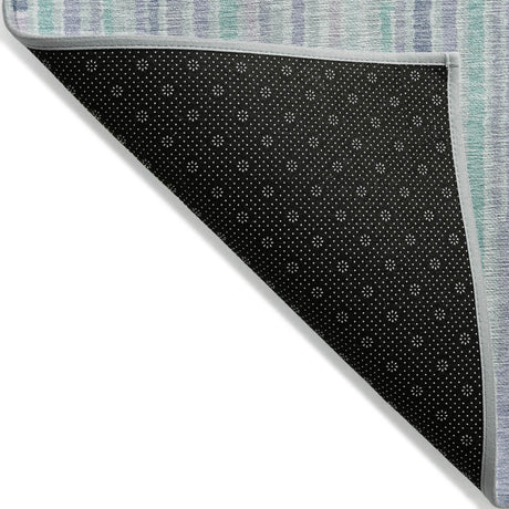 Addison Chantille ACN2102 Stripes Machine Made Transitional Mint Rug