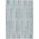 Addison Chantille ACN2102 Stripes Machine Made Transitional Mint Rug