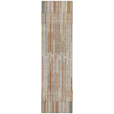 Addison Chantille ACN2102 Stripes Machine Made Transitional Paprika Rug