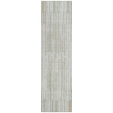 Addison Chantille ACN2102 Stripes Machine Made Transitional Sage Rug