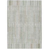 Addison Chantille ACN2102 Stripes Machine Made Transitional Sage Rug