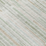 Addison Chantille ACN2102 Stripes Machine Made Transitional Sage Rug