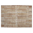 Addison Chantille ACN2102 Stripes Machine Made Transitional Terracotta Rug