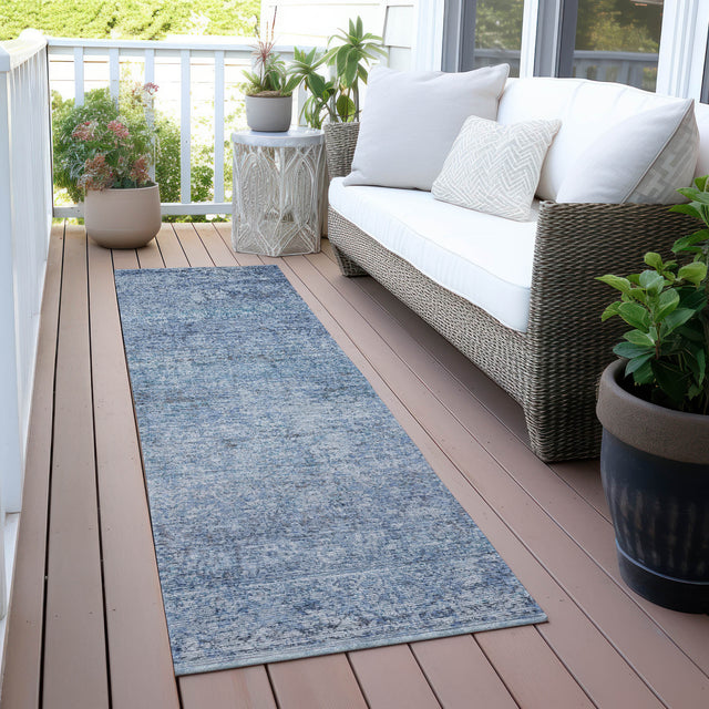 Addison Chantille ACN2103 Global Machine Made Traditional Blue Rug