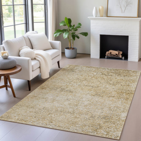 Addison Chantille ACN2103 Global Machine Made Traditional Copper Rug