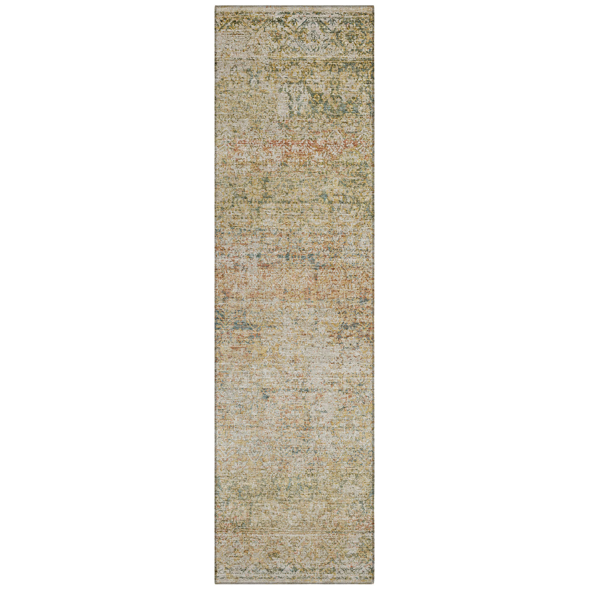 Addison Chantille ACN2103 Global Machine Made Traditional Gold Rug