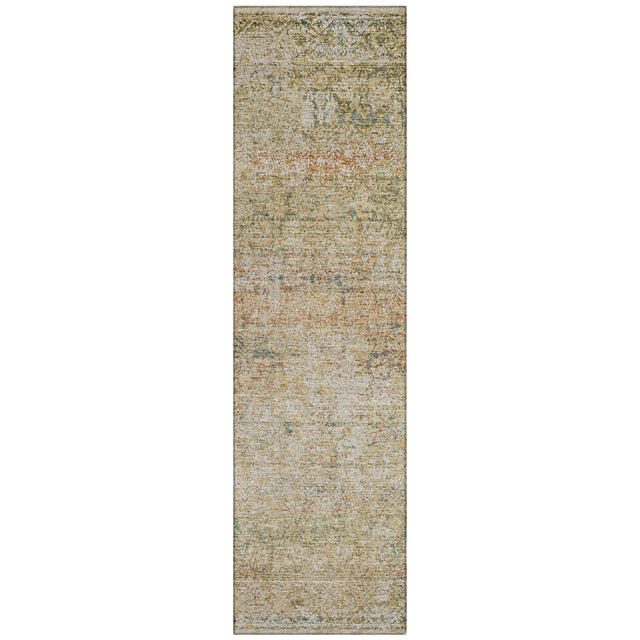 Addison Chantille ACN2103 Global Machine Made Traditional Gold Rug
