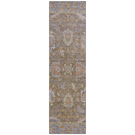 Addison Chantille ACN2104 Global Machine Made Traditional Brown Rug