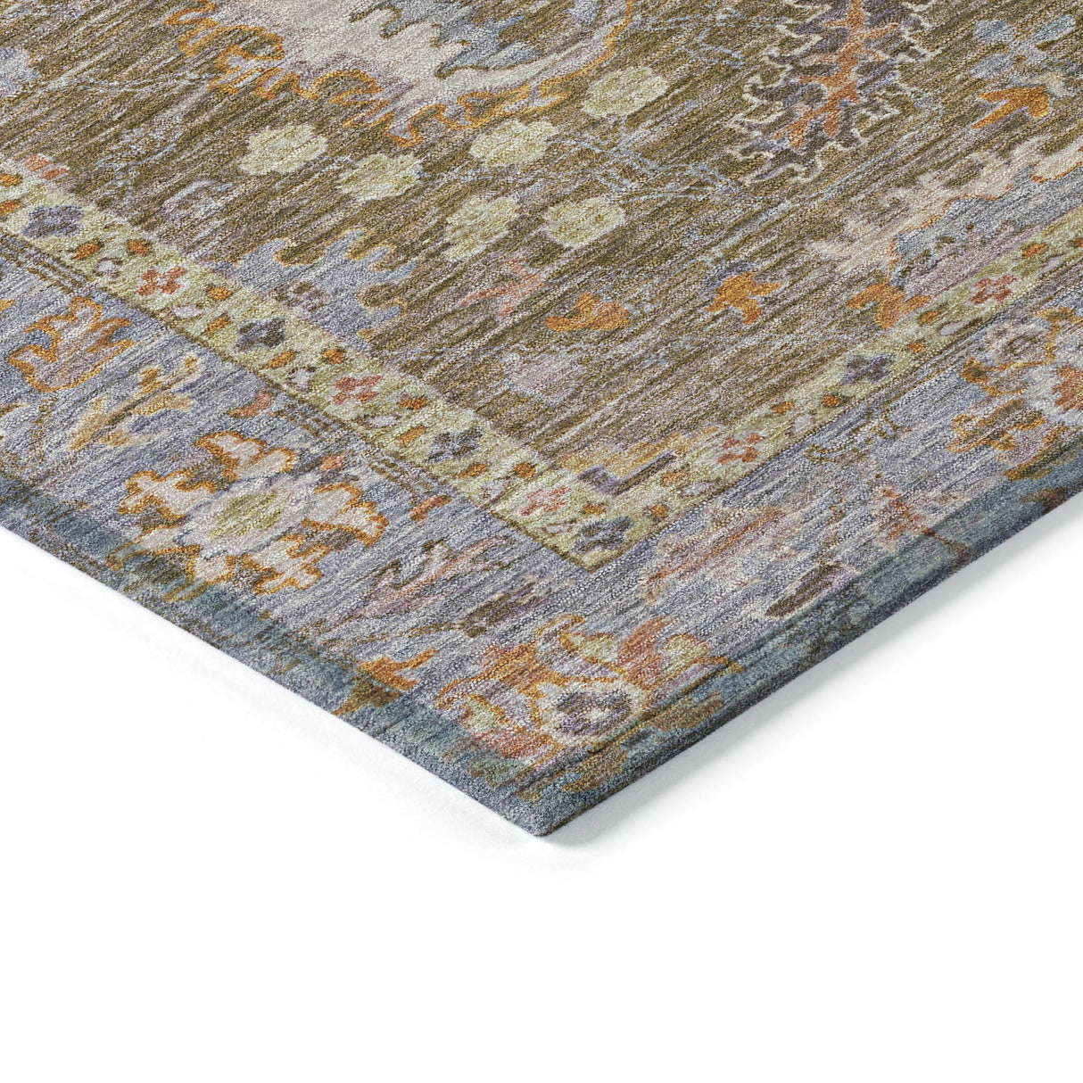 Addison Chantille ACN2104 Global Machine Made Traditional Brown Rug