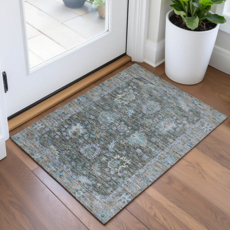 Addison Chantille ACN2104 Global Machine Made Traditional Fern Rug