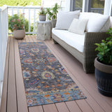 Addison Chantille ACN2104 Global Machine Made Traditional Gray Rug