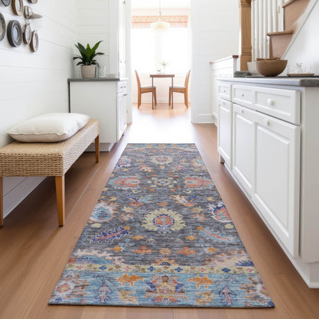 Addison Chantille ACN2104 Global Machine Made Traditional Gray Rug