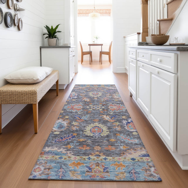 Addison Chantille ACN2104 Global Machine Made Traditional Gray Rug