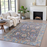 Addison Chantille ACN2104 Global Machine Made Traditional Gray Rug