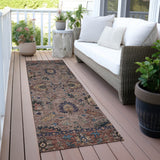 Addison Chantille ACN2104 Global Machine Made Traditional Mocha Rug