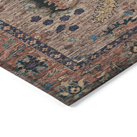 Addison Chantille ACN2104 Global Machine Made Traditional Mocha Rug