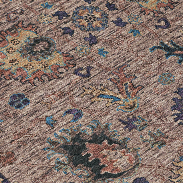 Addison Chantille ACN2104 Global Machine Made Traditional Mocha Rug