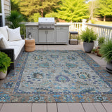 Addison Chantille ACN2104 Global Machine Made Traditional Pewter Rug