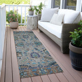 Addison Chantille ACN2104 Global Machine Made Traditional Pewter Rug
