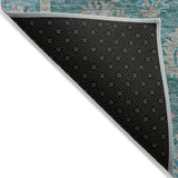 Addison Chantille ACN2104 Global Machine Made Traditional Teal Rug