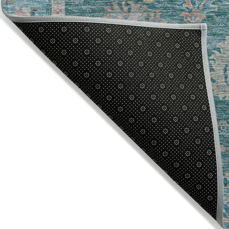 Addison Chantille ACN2104 Global Machine Made Traditional Teal Rug