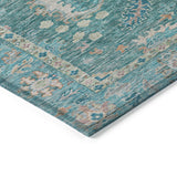 Addison Chantille ACN2104 Global Machine Made Traditional Teal Rug
