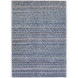 Addison Chantille ACN2105 Stripes Machine Made Transitional Blue Rug