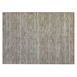 Addison Chantille ACN2105 Stripes Machine Made Transitional Khaki Rug
