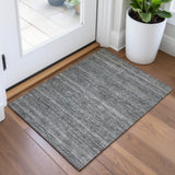 Addison Chantille ACN2105 Stripes Machine Made Transitional Pewter Rug