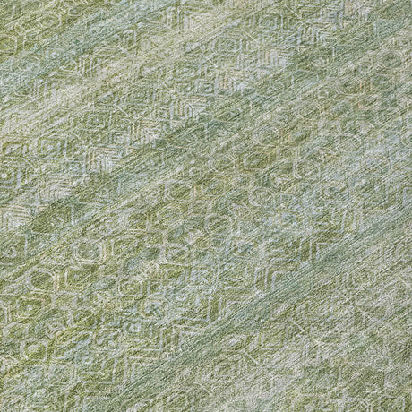 Addison Chantille ACN2105 Stripes Machine Made Transitional Sage Rug