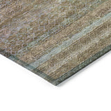 Addison Chantille ACN2106 Stripes Machine Made Transitional Brown Rug