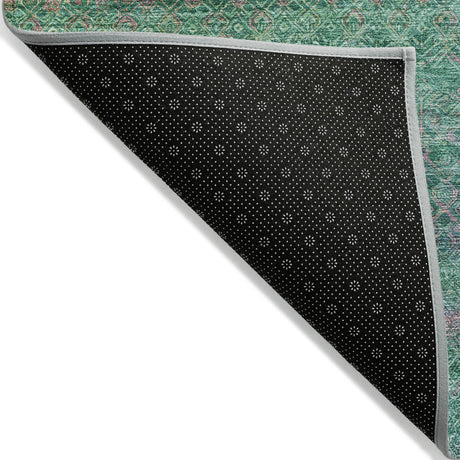 Addison Chantille ACN2106 Stripes Machine Made Transitional Green Rug
