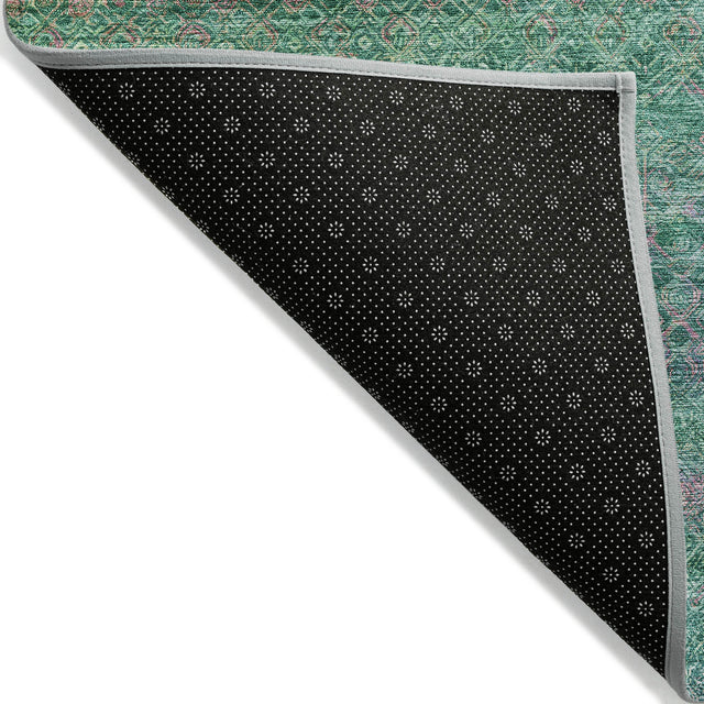 Addison Chantille ACN2106 Stripes Machine Made Transitional Green Rug