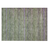 Addison Chantille ACN2106 Stripes Machine Made Transitional Olive Rug