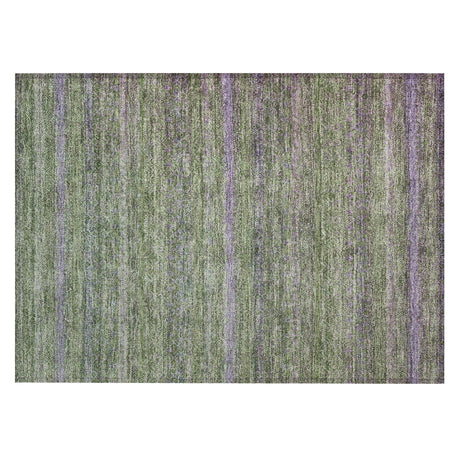 Addison Chantille ACN2106 Stripes Machine Made Transitional Olive Rug