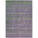 Addison Chantille ACN2106 Stripes Machine Made Transitional Purple Rug