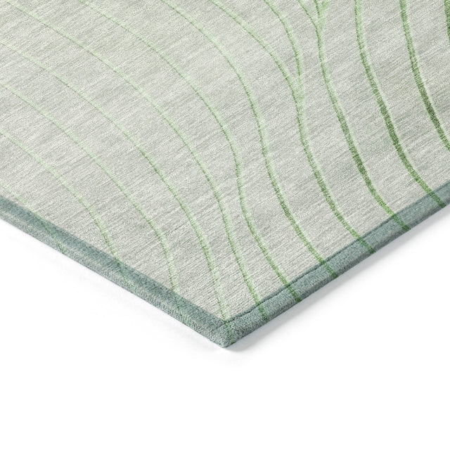 Addison Chantille ACN2107 Swirls Machine Made Transitional Aloe Rug