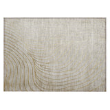 Addison Chantille ACN2107 Swirls Machine Made Transitional Beige Rug