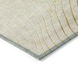 Addison Chantille ACN2107 Swirls Machine Made Transitional Beige Rug