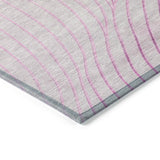 Addison Chantille ACN2107 Swirls Machine Made Transitional Blush Rug