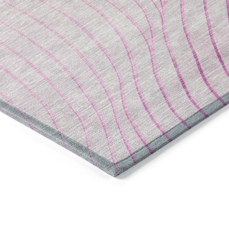 Addison Chantille ACN2107 Swirls Machine Made Transitional Blush Rug