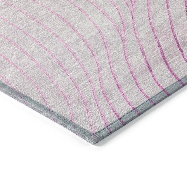Addison Chantille ACN2107 Swirls Machine Made Transitional Blush Rug