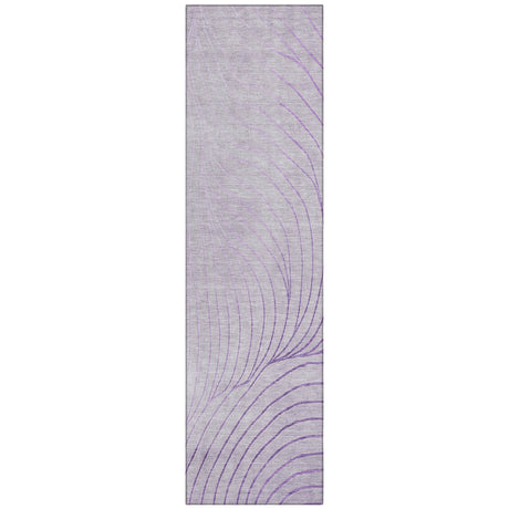 Addison Chantille ACN2107 Swirls Machine Made Transitional Lavender Rug