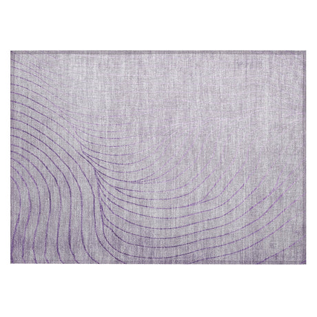 Addison Chantille ACN2107 Swirls Machine Made Transitional Lavender Rug