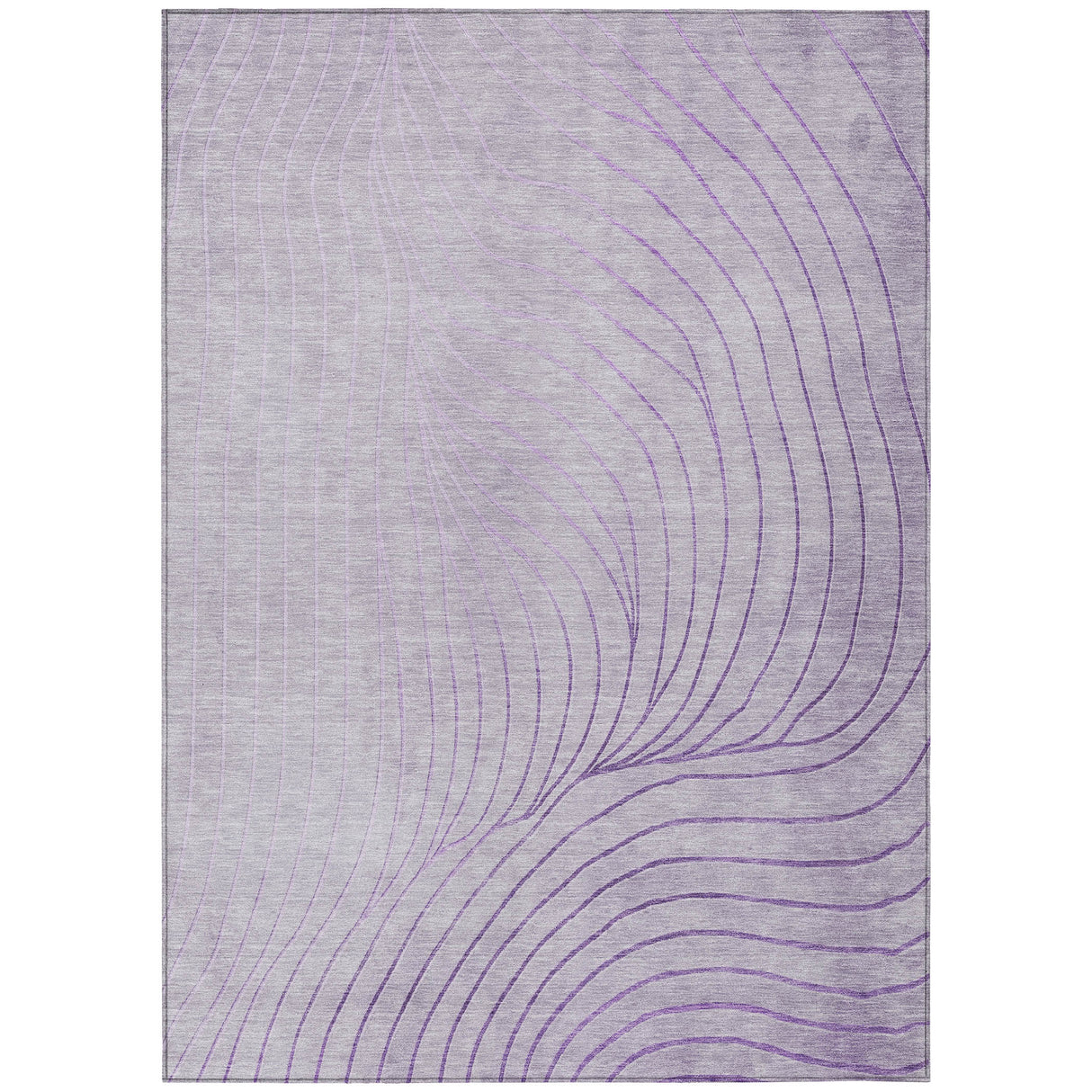 Addison Chantille ACN2107 Swirls Machine Made Transitional Lavender Rug