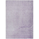 Addison Chantille ACN2107 Swirls Machine Made Transitional Lavender Rug